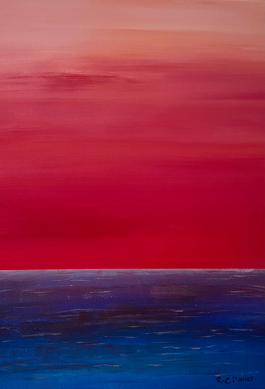 Red Sky 22” x 18”