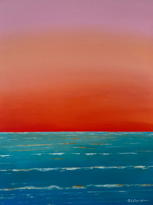 Orange Sky 22” x 18”