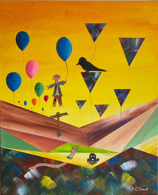 The Blue Balloon 22” x 18”
