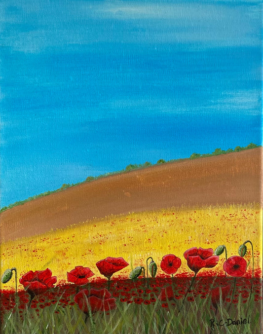 Poppies 14”x 11”