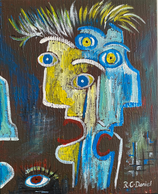 2 Faces 18” x 22”