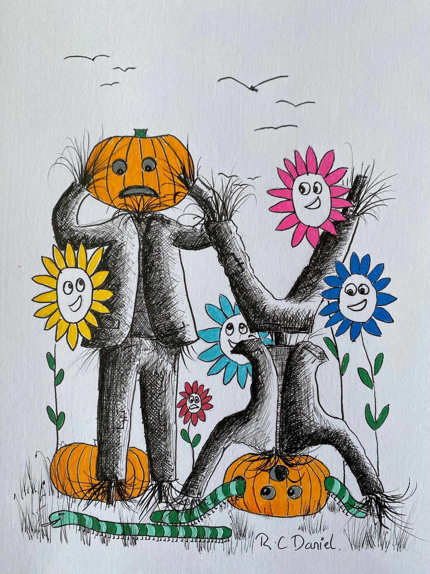 PRINT: Mr.Pumpkin Head