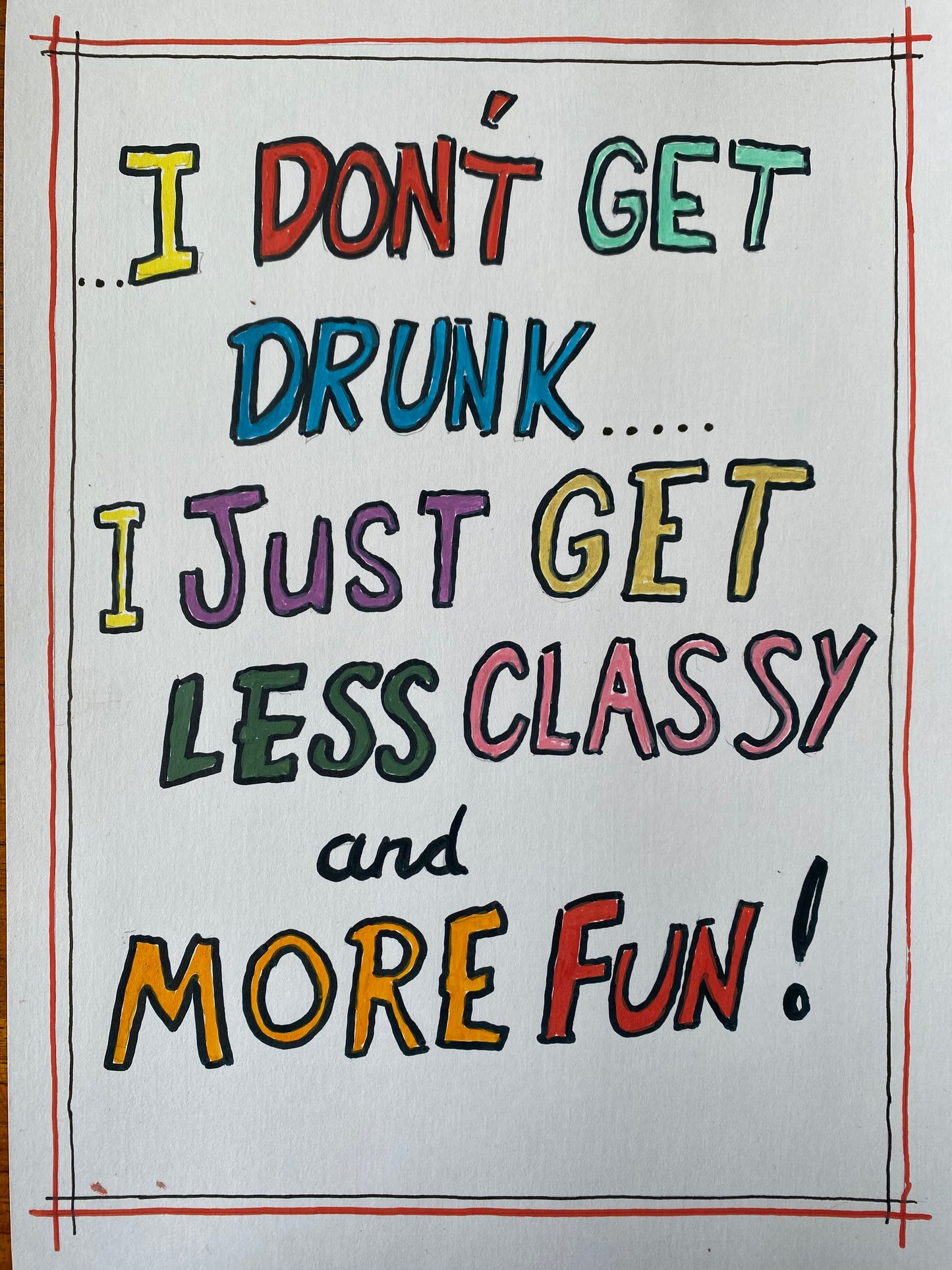 Print sign: It’s Gin Time!