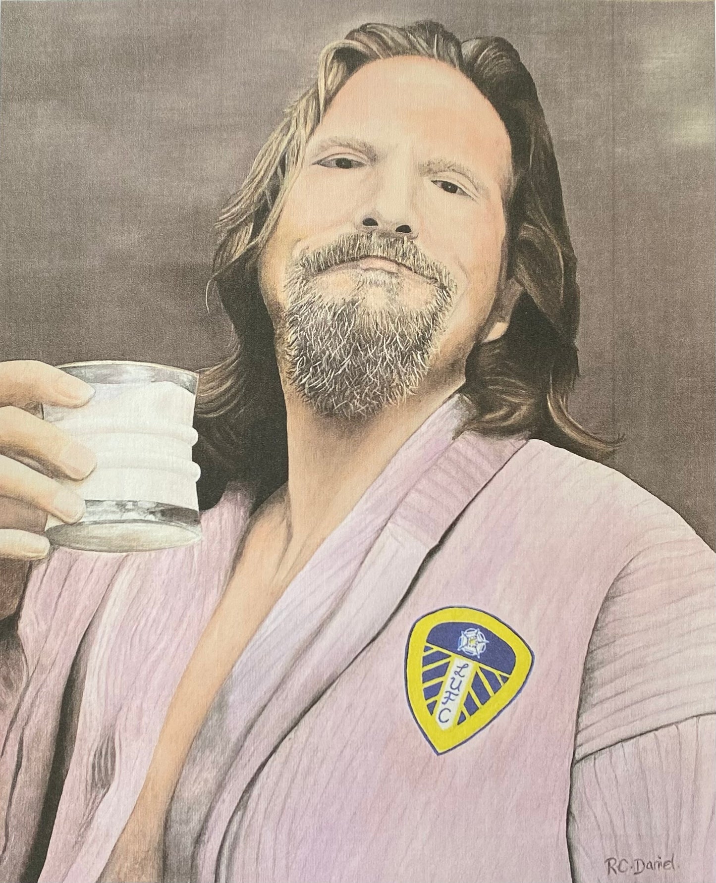 PRINT: The Big Lebowski: aka Jeff Bridges.