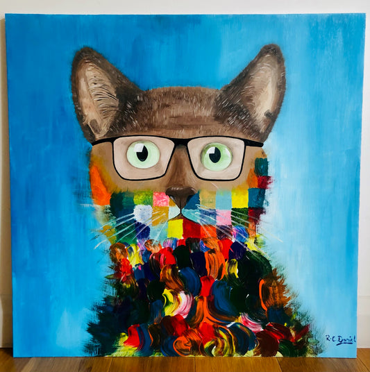 The Professor 23.5” x 24”