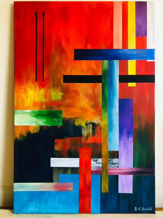 The Blitz London 36" x 24"