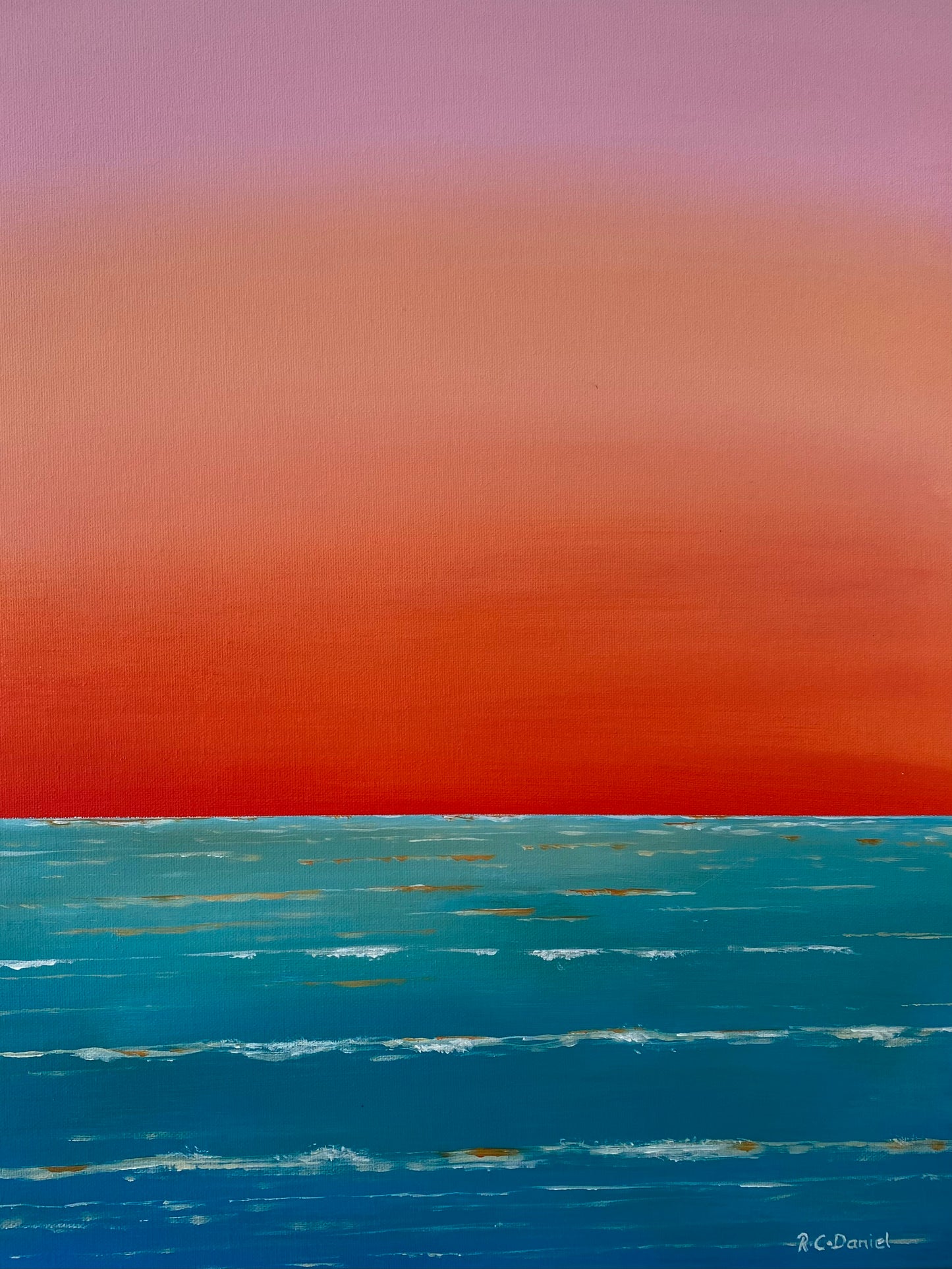 Orange Sky 22” x 18”